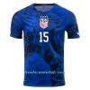 Camiseta de fútbol Estados Unidos RAPINOE 15 Segunda Equipación Mundial 2022 - Hombre
